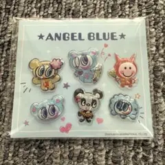 セブンイレブン　ナルミヤキャラクターズ エンジェルブルー ぷっくりシール