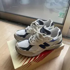New Balance 990WB3 ホワイト/ブルー