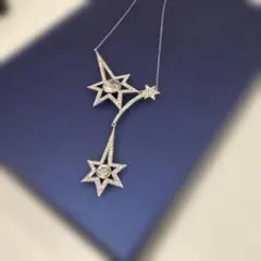 swarovski星形クリスタルネックレス