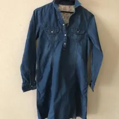 デニムシャツワンピース デニムワンピース