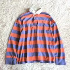 ラルフローレン Ralph Lauren ボーダー長袖 ラガーシャツ XL