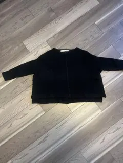 ZARAKNIT ブラック クロップドニット M