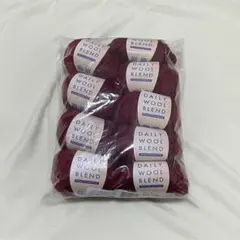 ユザワヤ　デイリーウールブレンド　赤