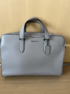COACH ビジネスバッグ グレージュ レザーのサムネイル