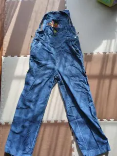 ヴィンテージ　プーさん刺繍オーバーオール