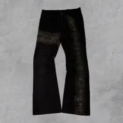 00s archive y2k 5351 black flare denim