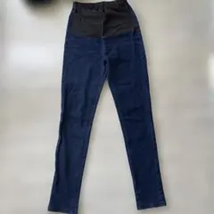 マタニティ ダークブルーパンツ S