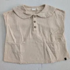 Tête à Tête 半袖セーラー襟トップス 90cm