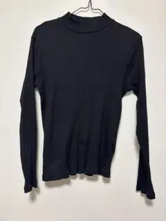 【ユニクロ】リブハイネックT