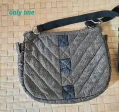 大島紬　リメイク　キルティング　ミニショルダー