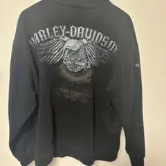 鬼フェード ハーレーダビッドソン フレイム トライバル ジップパーカー 00s ブラック：00s Harley Davidson ハーレー ダビッドソン ファイヤー
