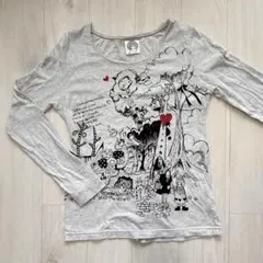 スカラー　scalar Tシャツ　長袖　薄手　動物　森　女の子のサムネイル