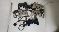 早い者勝ち★動作確認OK★PS2 SONY純正品 コントローラー 5個セット