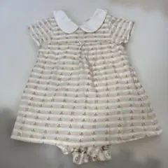 bébé réduction 襟付きストライプワンピースのサムネイル