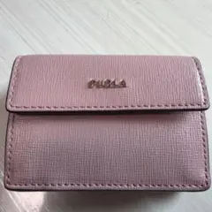 FURLA 三つ折り財布 ピンク（極美品）