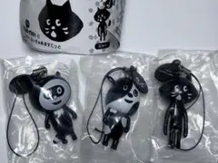 Ne-net ふぃぎゅあますこっと ストラップ 3種セット ぽん もー にゃーのサムネイル