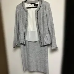 クードチャンス　ツイードフレアスリーブスカートスーツ