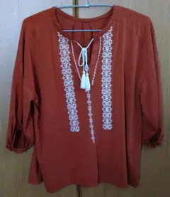 刺繍入りチュニック