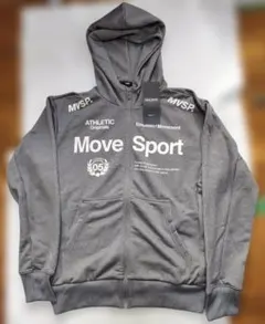 DESCENTE Move Sport ジップパーカー グレー M(未使用)のサムネイル