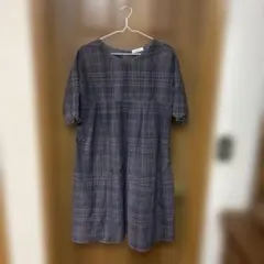 niko and ... 半袖チュニック グレー系チェックのサムネイル