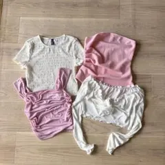 H&M/shein 海外ファッション4枚まとめ売りのサムネイル