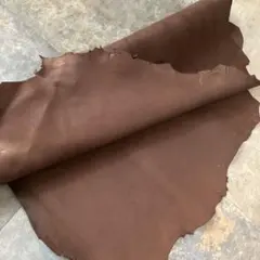 本革　シープシルキー起毛スエード　ブラウン