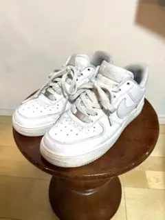 Nike Air Force 1 ホワイト スニーカー 24.5cm