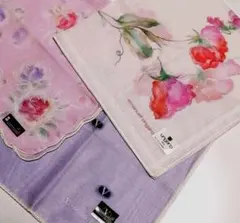 ❰新品未使用❱ヴァレンティノ·ウンガロ·ピエールカルダン大判ハンカチ３種スカーフ