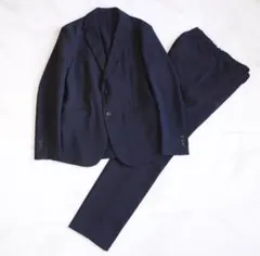 417 EDIFICE セットアップスーツ ストレッチ Mサイズ ネイビー