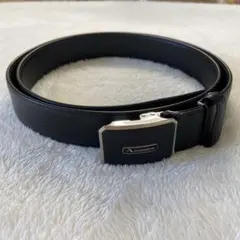 【新品未使用】Aquascutum アクアスキュータム　レザー ベルト 黒のサムネイル