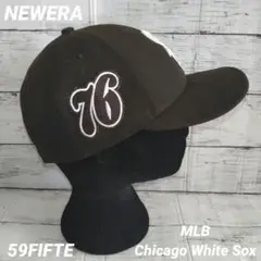 ☆NEWERA☆ White Sox 76ワッペン付き 59FIFTE CAP