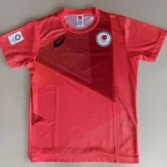 アシックス 東京オリンピック2020 応援Tシャツ レッド Mサイズ