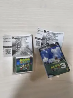 ゲームパッケージミニチュアチャーム／みんなのゴルフ3 みんなのGOLF