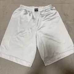 ball lineホワイト ポリエステル ショートパンツ