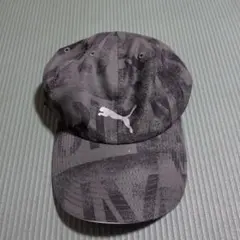 PUMA キャップ グレー 総柄