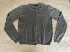 COMME CA ISM グレー カーディガン ・Ｓサイズ