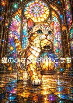 一作限り】猫のステンドグラスに囲まれたエキゾチック A497 - メルカリ