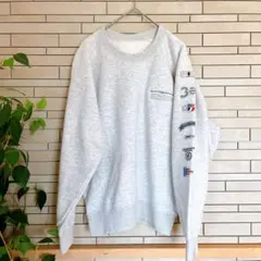 マドモアゼルノンノンスポーツ グレー スウェット M〜L