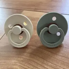 BIBS おしゃぶり アイボリー グリーン セット