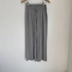 UNIQLO リブパンツ グレー L