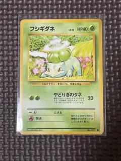 〔美品〕ポケモンカード旧裏　フシギダネ 第1弾拡張パック