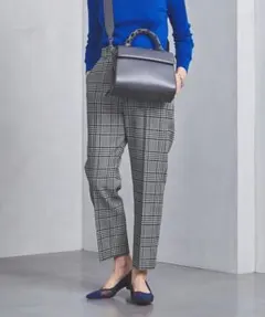 【新品日本製】UNITED ARROWS UBCB チェックテーパードパンツ36