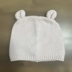 babyGap ベビー ニット帽子 44cm くま耳 ピンク