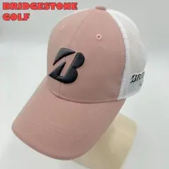 【ブリヂストン/BRIDGESTONE】キャップ ゴルフ メッシュ 立体ロゴ刺繍
