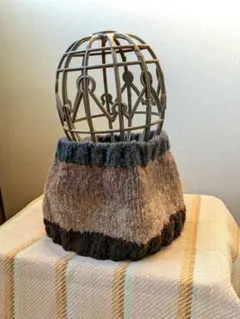 No.18 ハンドメイド　ネックウォーマー　ゆったり　男女兼用