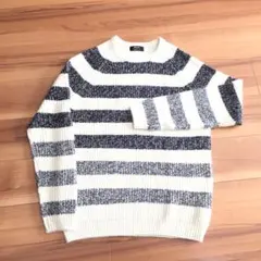 ベルシュカ Bershka ボーダーニット  Lサイズ