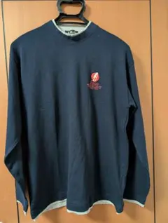 メンズ♡2000年イベントロゴ刺繍 ♡ネイビー♡長袖トレーナー