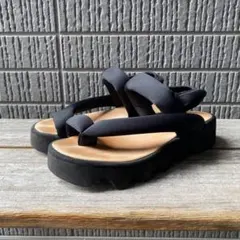 ISSEY MIYAKE UNITEDNUDE 24.5cmサンダルブラック38のサムネイル