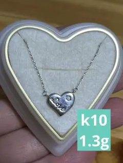 きい様専用❣️ジュエリーツツミ k10WG ダイヤ ネックレス - メルカリ