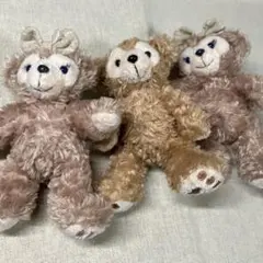 ディズニー ダッフィー シェリーメイ ぬいぐるみ　3個セット